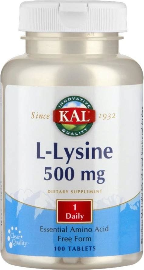 L Lysin 500 Mg 100 Tabletten KAL VitalAbo