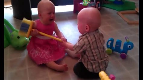 Cute Twins Baby Fighting Funny Twins Baby Video Just For Fun Video S