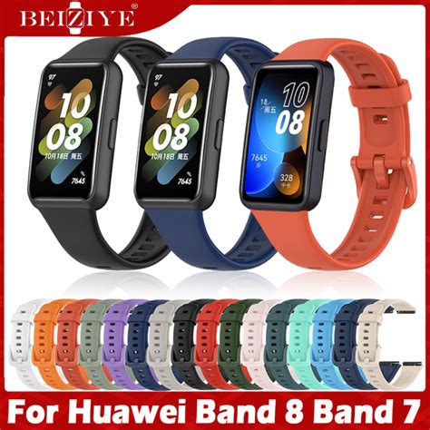 Sport Silicone Strap For Huawei Band 8 Strap For Huawei Band 7 Strap