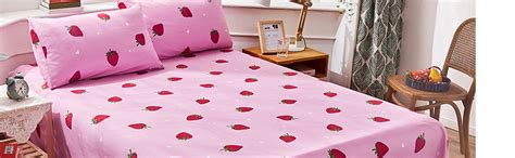 Lamejor Duvet Cover Set Twin Size Strawberry Chevron