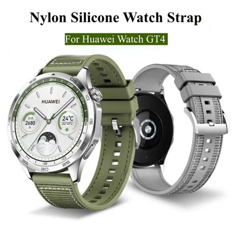 Nylon Silicone Wristband For Huawei Watch GT4 GT3 GT2 Pro 46MM 22MM