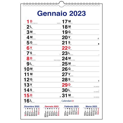 Calendario Mensile 2023 Da Stampare