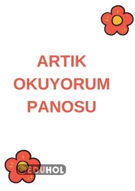 Artık Okuyorum Pano Görselleri Eduhol Etkinlik İndir Oyun Oyna