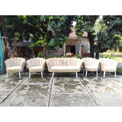 Jual Sofa Pelaminan Kerang Set Sofa Pelaminan Kerang Shopee Indonesia