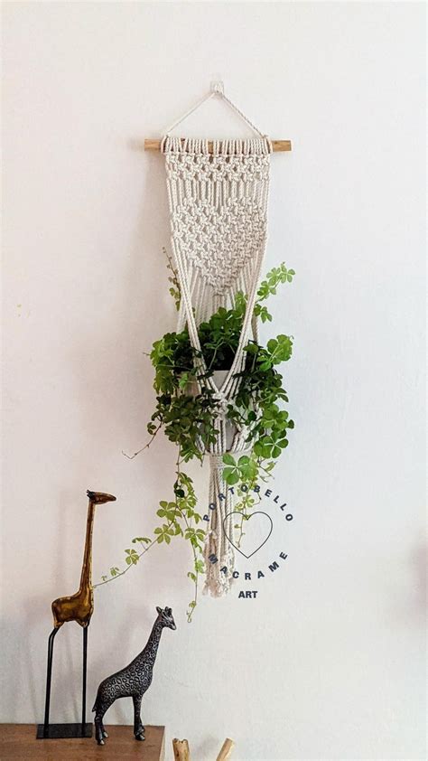 Macrame Plant Hanger and Hanging, Plant Pot, Plant Pot Hanging ...