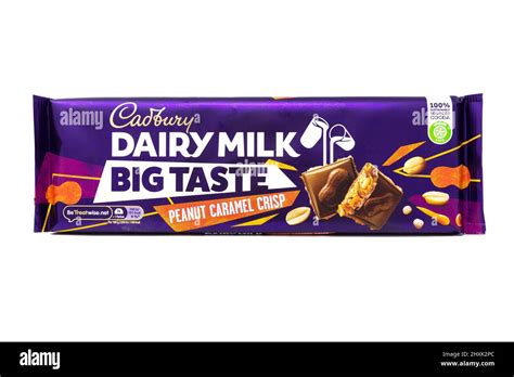 Cadburys Dairy Milk Caramel Milk Chocolate Bar Hi Res Stock Photography