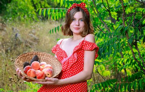 Wallpaper Hot Girl Trees Field Nature Short Hair Model Brunette Outside Sexy Woman