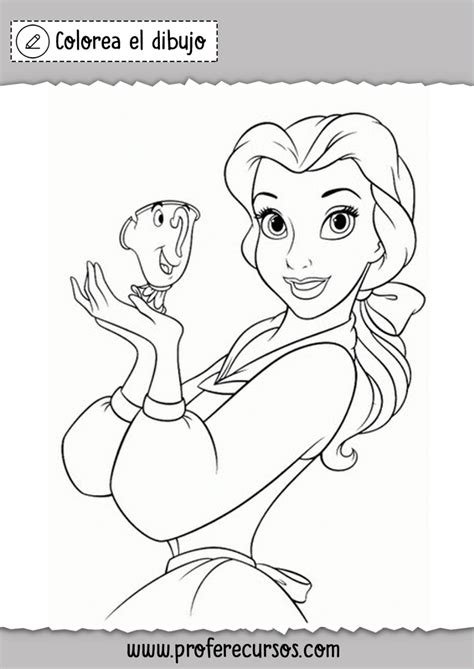 Dibujos De Princesas Disney Bella Princesas Disney Dibujos Princesa