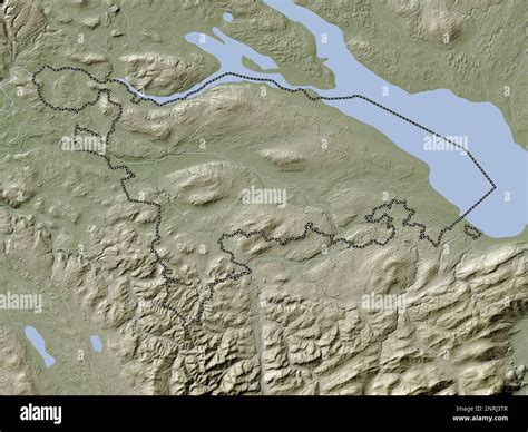 Thurgau Canton Of Switzerland Elevation Map Colored In Wiki Style