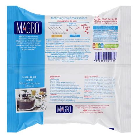 Açúcar Refinado Magro fit 500g Sonda Supermercado Delivery