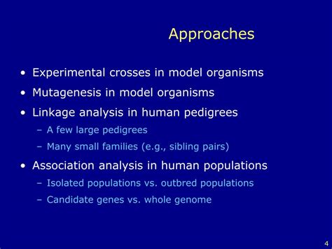 Ppt The Genetic Dissection Of Complex Traits Powerpoint Presentation