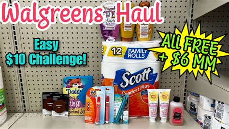 Walgreens Haul All Free Money Maker Easy Challenge