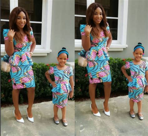 Creative Ankara Skirt And Blouse Style For Mother And Daughter Dezango