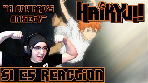 Haikyuu S1 E5 A Coward S Anxiety Reaction Review YouTube