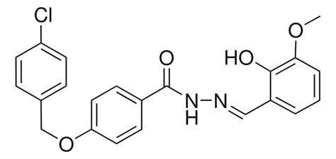 4 4 CHLOROBENZYL OXY N 2 HYDROXY 3 METHOXYBENZYLIDENE