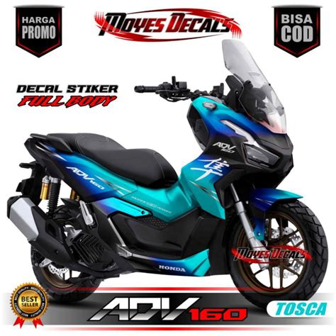 Jual Decal Sticker Honda Adv Full Body Motif Bunglon Warna