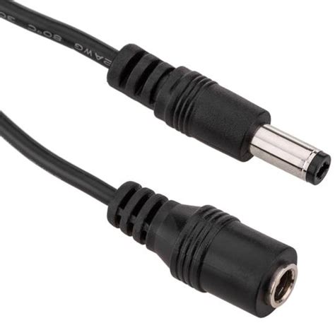 Dc Power Cable M X Mm Jack Connector M H Cablematic