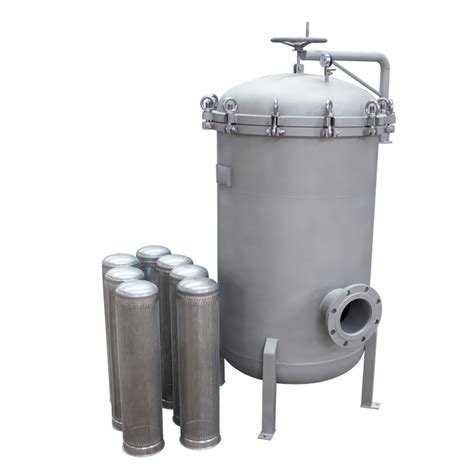 Stainless Steel Bag Filter Housing Um Liquid Filtration Water