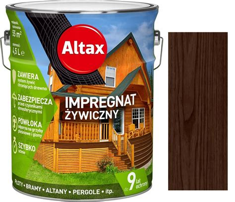 Altax Impregnat Ywiczny Do Drewna Palisander L Palisander Cena