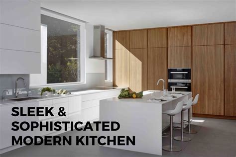 Sleek And Sophisticated Modern Kitchen Trend