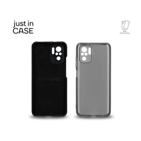 Just In Case 2u1 Extra Case Paket Crni Za Redmi Note 10s MIX304BK