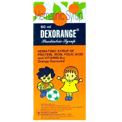 Dexorange Paediatric Orange Syrup Uses Side Effects Price Apollo Pharmacy