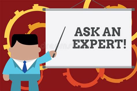 Conceptual Hand Writing Showing Ask An Expert Business Photo Text