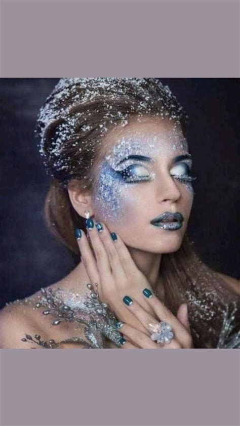 Ice Queen inspired makeup look | Maquillaje carnaval fantasía ...