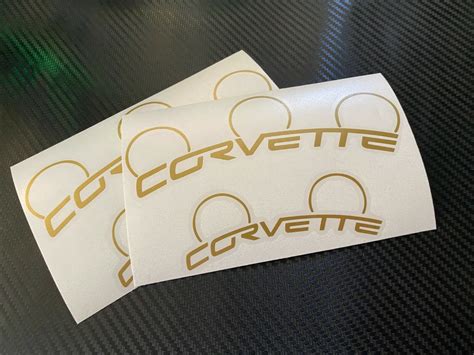 4 Corvette Caliper Decals Sticker C6 Z06 Heat Resistant Choose Your Color Ebay