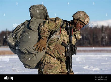 U.S. Army Sgt. Wolfe Pierre, a paratrooper assigned to the 725th ...