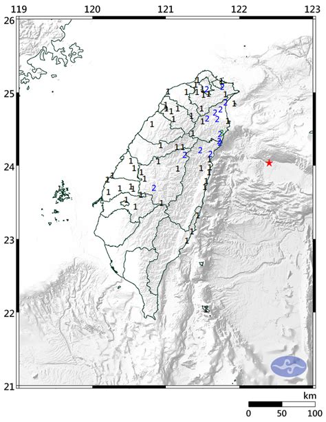 地牛翻身！1755花蓮東部海域規模52地震 最大震度宜蘭3級 生活 自由時報電子報