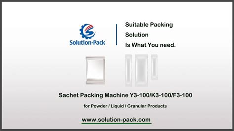 Automatic Sachet Packing Machine Unit For Sides Seal Sachet And Back