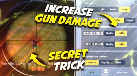 How To Increase Gun Damage In Pubg Mobile Lite Pubg Lite Pro Settings