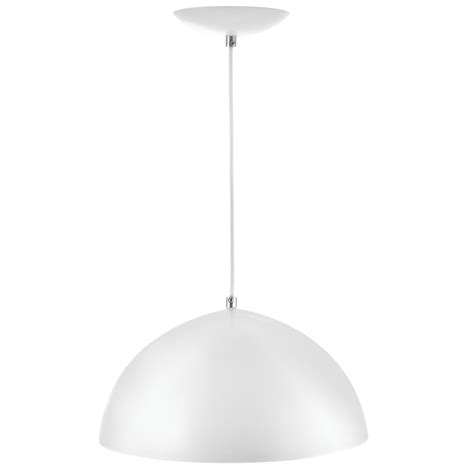 Lustre Pendente Meia Lua 40cm Alumínio Branco Cobre Elo7