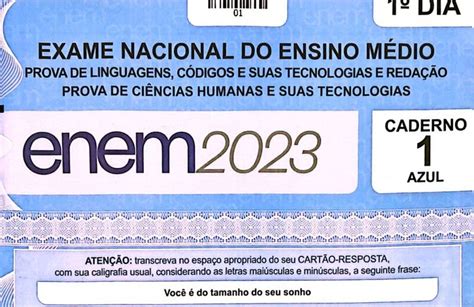 Gabarito Enem 2023 2º dia prova azul confira correção