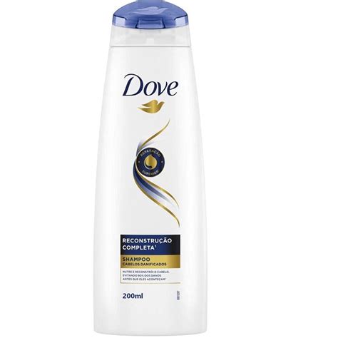 Dove Shampoo Reconstrução Completa 200ml Anti Quebra Uso Diário