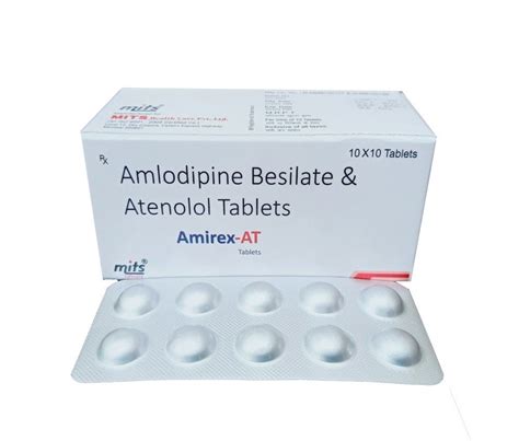 Amlodipine Mg Atenolol Mg Tablets X Prescription At Rs Box