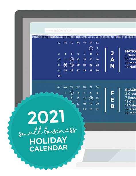 Resource Center: 2021 Small Business Holiday Calendar | SnapRetail