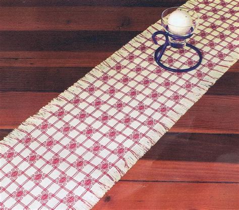 Blazing Star Table Runner Swedish Weaving Kit By Swedish Weave