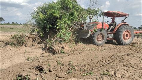 Kubota M9540 Cambodia រួញដំបូក🚜🚜 Youtube