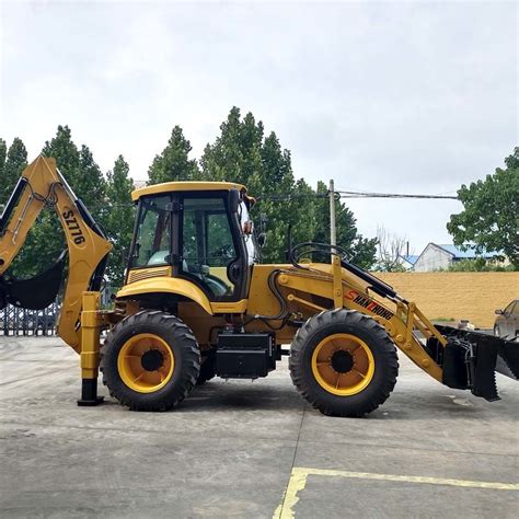 Sz776 Wheel Backhoe Loader With 4X4 Four Wheel Steering System And Crab