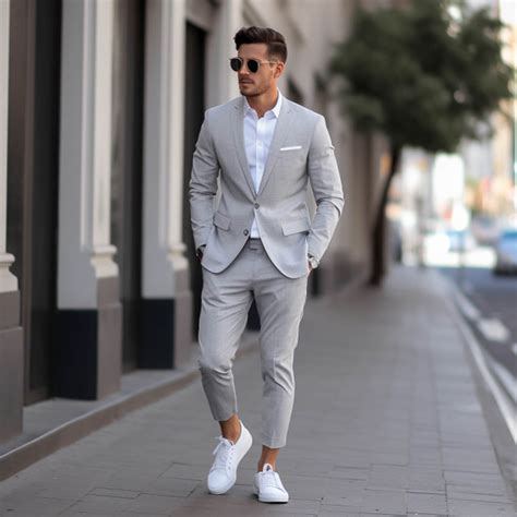 How To Wear Suits With Sneakers Hockerty