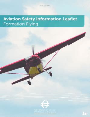 Fillable Online Aviation Safety Information Leaflet Fax Email Print