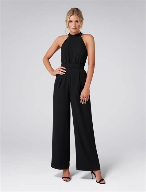 How To Wear Black Halter Jumpsuit At Jason Gilley Blog