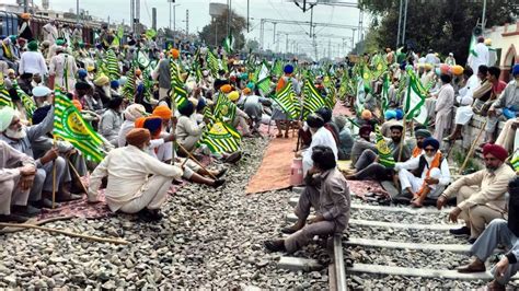 Farmers Protest News Live Updates Kisan Rail Roko Andolan Train Delay