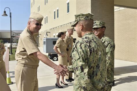 Navy Surgeon General Force Master Chief Visit Navy Medicine Training