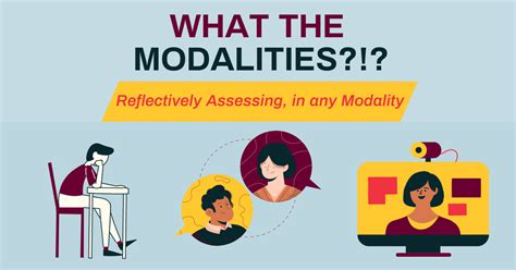 What The Modalities Reflectively Assessing In Any Modality Office Of Curriculum And