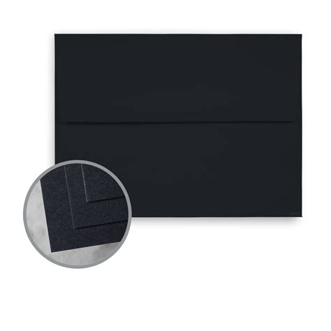 Epic Black Envelopes A7 5 1 4 X 7 1 4 80 Lb Text Smooth 30