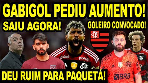 FLAMENGO NEGOCIA NOVO CONTRATO DE GABIGOL DEU RUIM PARA PAQUETA