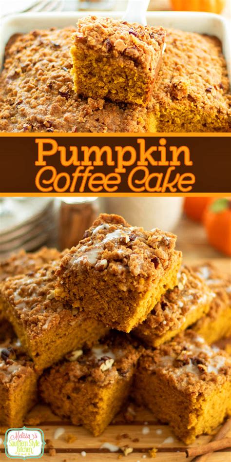 Pumpkin Coffee Cake Melissassouthernstylekitchen